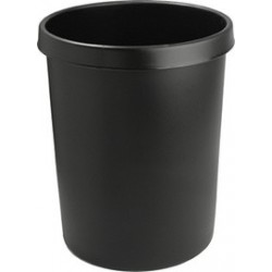 Helit grande corbeille à papier, 45 litres, pe, bleu