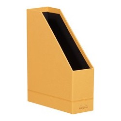 Rhodia porte-revues, en simili cuir, a4, orange