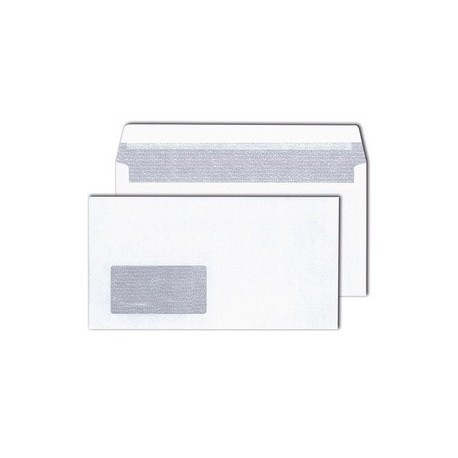 Mailmedia enveloppe 125 x 235 mm, ultra blanc, sans fenêtre
