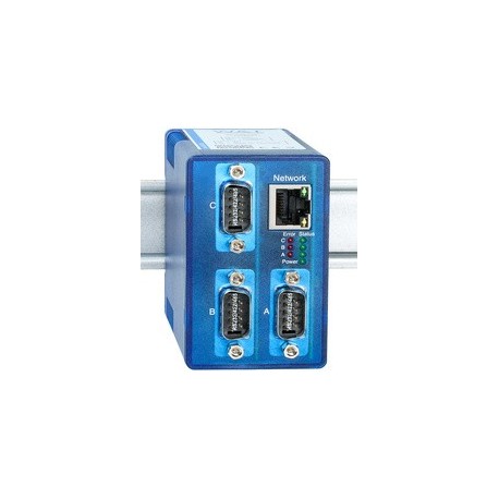 W&t serveur-com highspeed isolated, 3 ports série