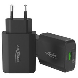 Ansmann chargeur secteur usb home charger 130q, noir