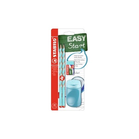 Stabilo kit d'écriture école easygraph "s", droitier, bleu