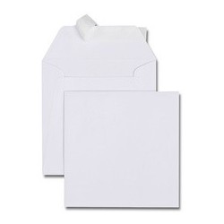Gpv enveloppes 140 x 140 mm, sans fenêtre, blanc
