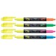 Pentel textmarker "twin checker", 2 spitzen, gelb/pink