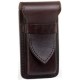 Mika etui à stylos pour 4 stylos, cuir, marron