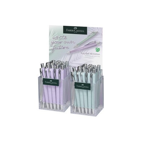 Faber-castell stylo à bille rétractable poly ball xb