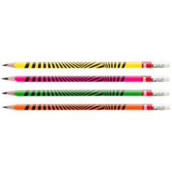 Kores crayon à papier "grafitos neon", degré de dureté: hb (LOT DE 12)