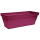 Poétic set jardinière et soucoupe romeo, rouge cerise