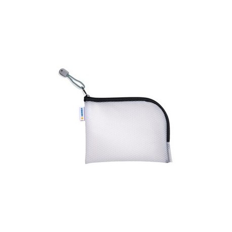 Herma pochette à fermeture-éclair "mesh bags", a6, noir
