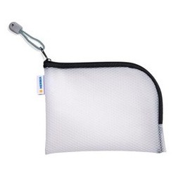 Herma pochette à fermeture-éclair "mesh bags", a6, vert