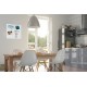 Be!board tableau magnétique en verre (l)450x(h)450 mm, blanc