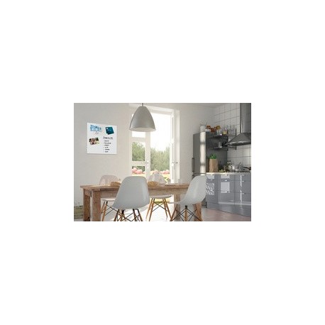 Be!board tableau magnétique en verre (l)450x(h)450 mm, bleu