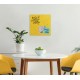 Sigel tableau magnétique en verre artverum yellow structure