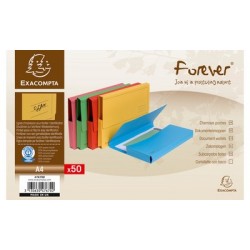 Exacompta pochette documents forever, a4, rose (LOT DE 50)