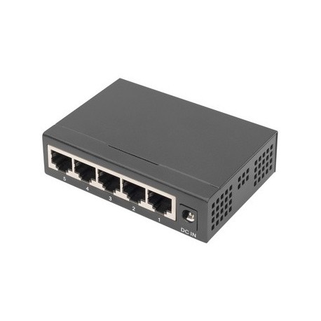 Digitus commutateur gigabit, unmanaged, 5 ports, noir