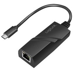 Logilink adaptateur usb 3.2 gen 1 - gigabit, noir