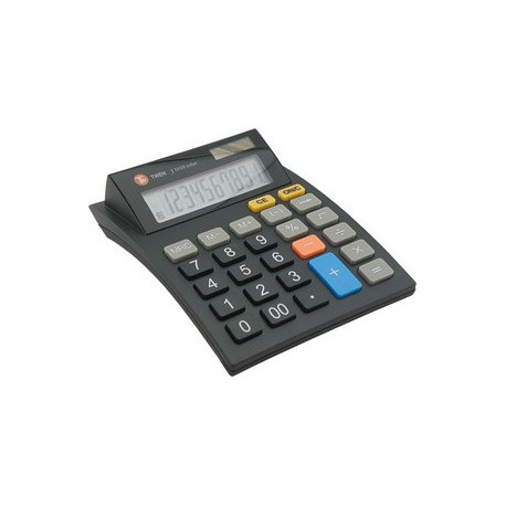 Triton calculatrice de bureau twen j-1200 solar, 12 carac.