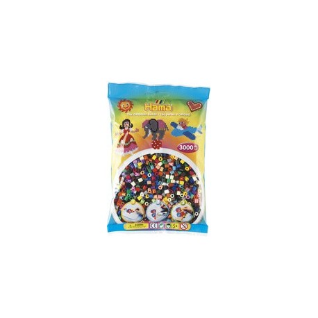 Hama bügelperlen midi "volltonmix", im beutel