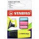 Stabilo surligneur boss mini, étui en carton de 3