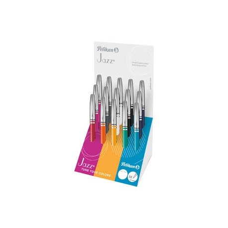 Pelikan stylo à bille jazz classic, présentoir de 15
