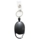 Wedo clip de ceinture avec cordon en nylon extensible, noir/