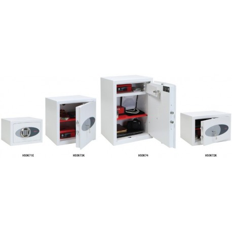 Phoenix coffre-fort anti-effraction venus hs0672e, blanc