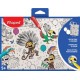 Maped sac en toile, (l)230 x (h)300 mm, imprimé, blanc