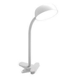 Unilux lampe led avec pince de fixation samy, blanc