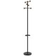 Unilux portemanteau welcome wood, 6 crochets, noir