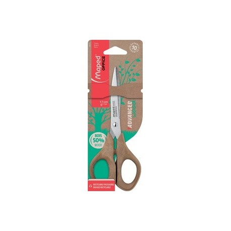Maped ciseaux advanced wood, longueur: 210 mm, asymétriques