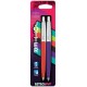 Parker stylo à bille rétractable jotter retro wave,pack de 2