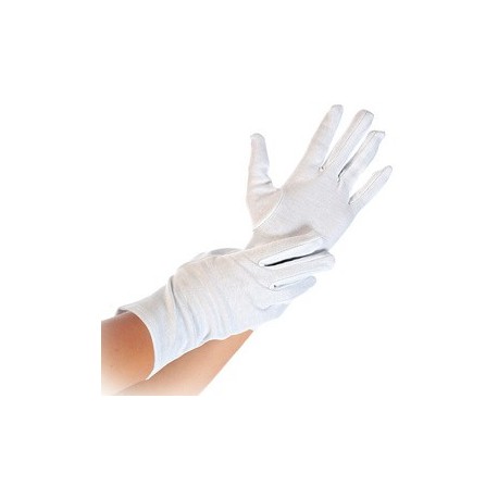 Hygostar gant en coton blanc, xl, blanc (LOT DE 12)
