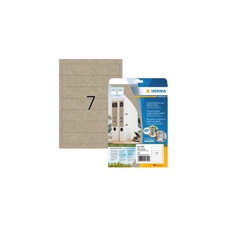 Herma Étiquette pour dos de classeur, papier silphie