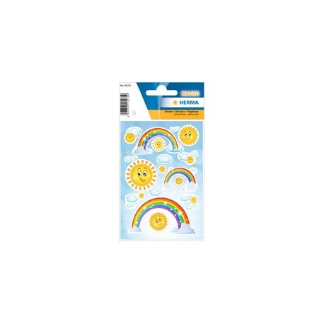 Herma sticker magic "rainbow", en film, pailleté