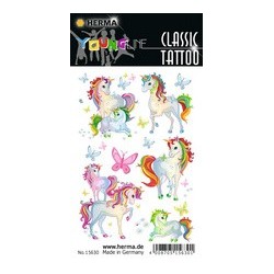 Herma tatouage classic "licorne best friends"