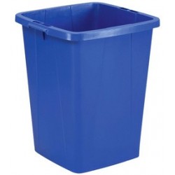 Durable poubelle durabin 90, rectangulaire, bleu