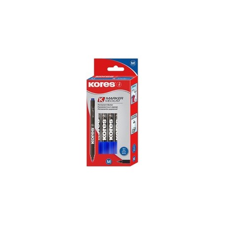 Kores permanent-marker "k marker fine", m, sortiert