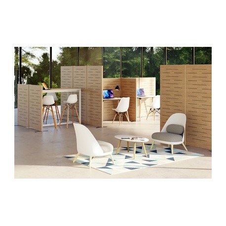 Paperflow cloison acoustique en bois, (l)795 x (h)1.250 mm