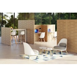 Paperflow cloison acoustique en bois, (l)795 x (h)1.800 mm