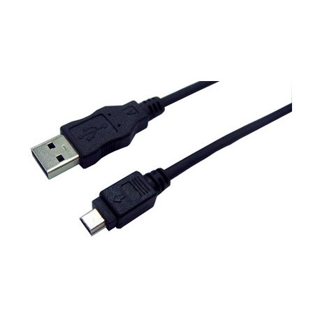 Logilink usb 2.0 kabel, usb-a - usb mini 5pol stecker, 1,8 m