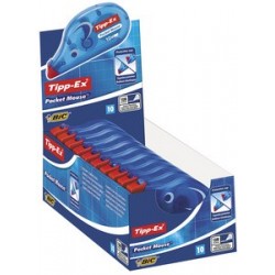 Tipp-ex roller correcteur pocket mouse, 4,2 mm x 10 m (LOT DE 10)