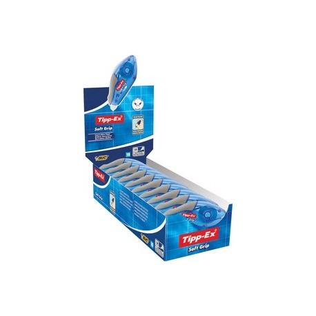 Tipp-ex roller correcteur soft grip, 4,2 mm x 10 m (LOT DE 10)