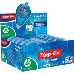 Tipp-ex roller correcteur "ecolutions easy refill" (LOT DE 10)