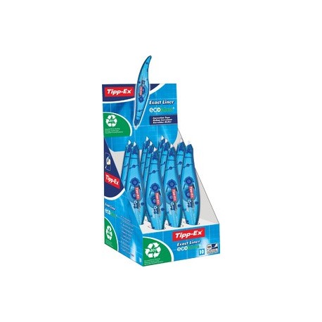 Tipp-ex roller correcteur "ecolutions exact liner" (LOT DE 10)