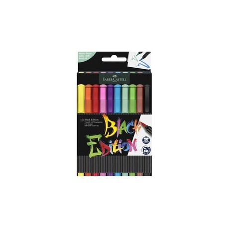 Faber-castell feutre black edition, étui de 20