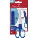 Faber-castell ciseaux scolaires grip, en blister, turquoise