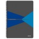 Leitz cahier "office", a5, quadrillé, 180 pages, bleu