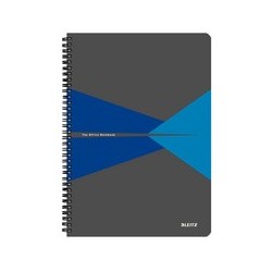 Leitz cahier "office", a5, quadrillé, 180 pages, bleu