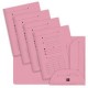 Oxford chemise sous-dossier pastel, 2 rabats, a4, rose