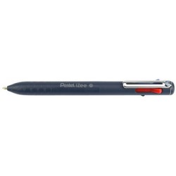 Pentel stylo à bille rétractable multicolore izee